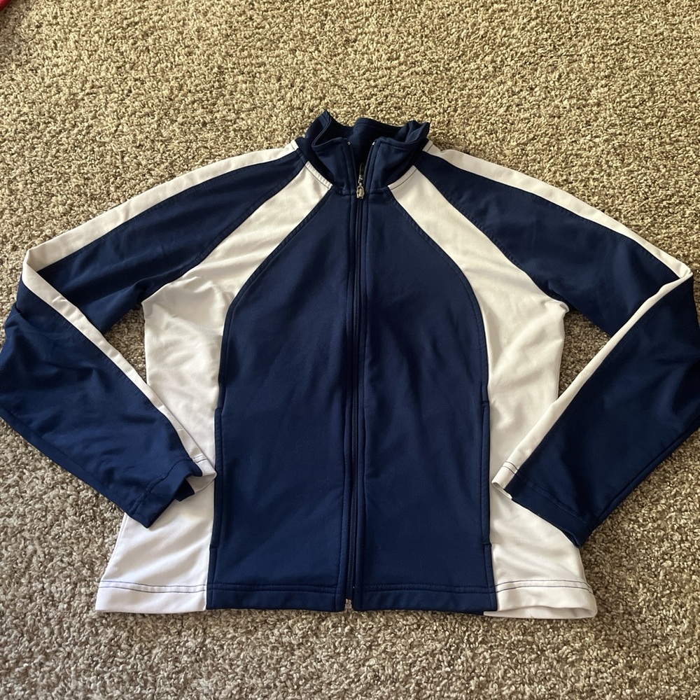 Athletic Works Women's Navy and White Jacket